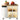 44" White LED Light Kitchen Island Cart with Fluted Glass Doors and 1 flip Cabinet Door