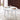 45" Modern Circular White Dining Table with Chrome-Plated Legs