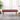 45" Modern Pink Linen Fabric Upholstered Bench With Metal Legs
