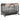 46" Heavy Duty Grey Furniture Style Dog Crate with Removable Trays and Wheels