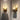 Front and Side View of the Geometric Wall Light Fixture