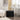24.41" Black Boucle Round Storage Ottoman