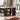 50" Black Storage Cabinet Kitchen Island Cart with drawers and 2-locking Wheels