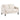 51.5" Modern Beige Upholstered Loveseat Sofa 