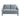 51.5" Modern Gray Upholstered Loveseat Sofa 