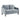 51.5" Modern Gray Upholstered Loveseat Sofa 