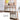 51" Luxury Mirrored Hallway Shoe Cabinet with Gold/Silver Frame