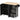 black kitchen island