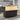 52.7" Black Rolling Mobile Kitchen Island 