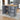  blue kitchen island  - charmydecor
