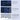52.7" Dark Blue Rolling Mobile Kitchen Island 