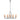 53.50" Serenitie 5-Light Bronze Chandelier
