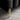 Gold Metallic legs of Black Entryway Bench 