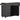 53" Kitchen Cart with 8 Handle-Free Drawers & 5 Wheels - Black