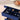 53" Kitchen Cart with 8 Handle-Free Drawers & 5 Wheels - Dark Blue