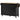 53" Mobile Black Kitchen Island Cart with Storage and 5 Draws