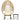 54.4" Patio Model-3 PE Wicker Egg Chair with Beige Cushion and Black Side Table