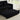 55" Modern Black Loveseat Sleeper Sofa