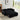 55" Modern Black Velvet Convertible Loveseat Sleeper Sofa