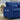 55 Modern Blue Velvet Convertible Loveseat Sleeper Sofa