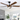 56" Smart Integrated LED Ceiling Fan with 5 Brown Wooden Blades