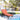57.5" Aluminum Red Foldable Chaise Lounge Chair with Wheels and Patio Side Table