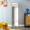 58" Third Generation Floor Mirror with Brown Solid-Wood Frame