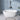 59" Gloss White Acrylic Oval Freestanding Soaking Bathtub