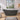 59" Modern Grey Acrylic Freestanding Bathtub with Brushed Nickel Drain and Minimalist Linear Design Overflow