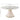 A dimension Image of our 59" Modern Sintered Stone Beige Turntable Dining Table with Wood and Metal Pedestal Base
