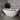 59" White Egg-shaped Solid Surface Freestanding Bathtub with Pop up Drain