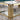 20" Square Golden Stainless Steel Tempered Glass Coffee Table