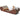 23" Brown Bone Cat Scratcher Cardboard Lounge Bed With Board Pads