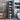 black freestanding bookcase with 6 shelves