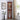 6-Tier Walnut Corner Curio Cabinet with Tempered Glass Door and Lights 