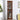 6-Tier Walnut Corner Curio Cabinet with Tempered Glass Door and Lights 