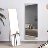 60" Third Generation Floor Mirror with Light Oak Solid-Wood Frame