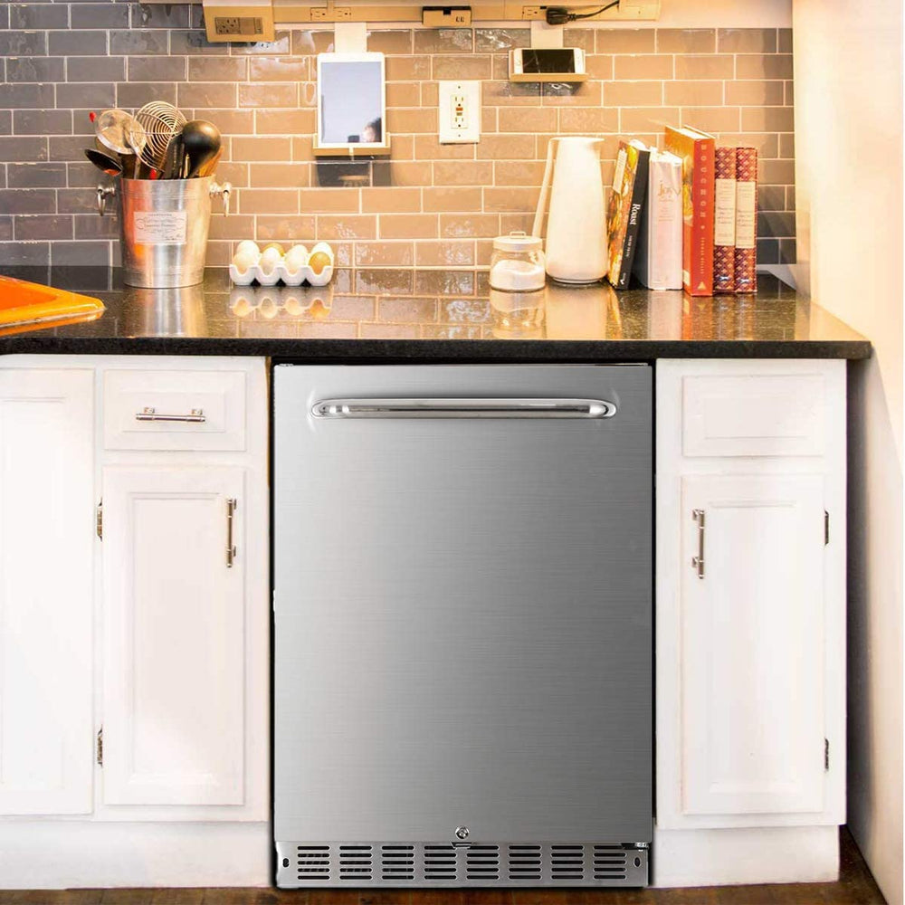 HCK C150 24-inch Refrigerator with Reversible Door