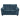 62.59" Two Seater Upholstered Blue Loveseat Sofa