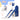 63" Blue Toddler Climber and Slide Playset