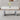 63" Modern White Faux Marble Glass Dining Table with Stainless Steel Legs