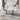 63" Modern White Faux Marble Glass Dining Table