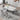 63" Modern White Faux Marble Glass Dining Table