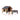 A dimension Image of our 66" Yellow Brown Large Outdoor Wooden House Style Dog Kennel with Porch