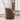  25" Brown Round Teddy Fabric Swivel Accent Barrel Chair With Black Base
