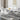 70.86" Modern White Marble Glass Dining Table 
