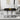 70.9" Modern Black Faux Marble Glass Dining Table 