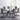 70.9" Modern Rectangular Glass Dining Table with Black Metal Legs