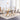 70.9" Modern Rectangular Tempered Glass Dining Table