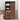 71-inch High Brown Armoire with Sliding Barn Door